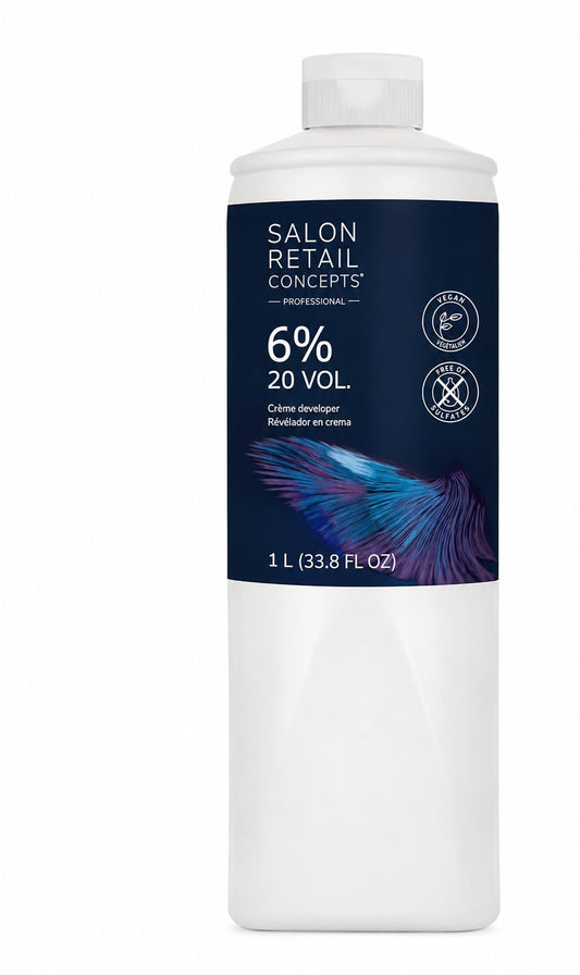 Welloxon Perfect 20 Volume / 6% Cream Developer 33.8oz, for Koleston Perfect Hair Color, Toning and Root Touch-ups Beauty & Personal Care Salon Retail Concepts