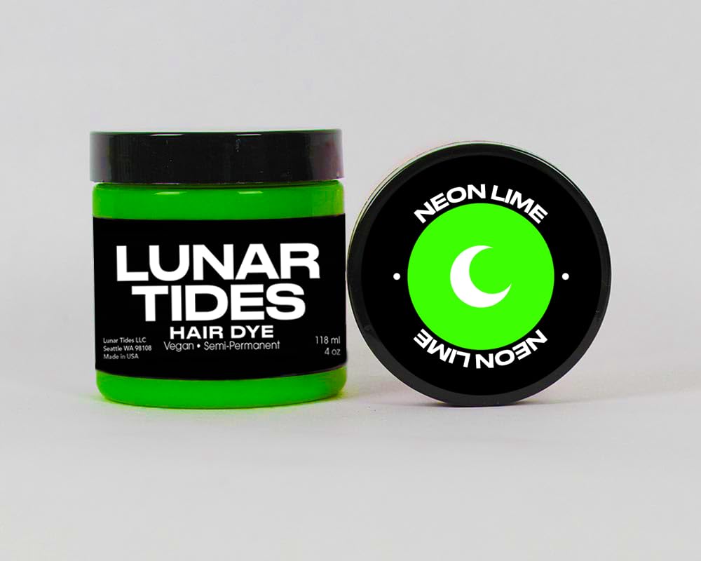 Lunar Tides Semi-Permanent Hair Color (43 colors) (Neon Lime, 4 fl. oz.)