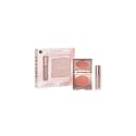 Your perfect lip-and-cheek pairing: Pinch My Cheeks Cream Blush in Angel + Forget The Filler Lip Plumping Gloss in Blushed Sand