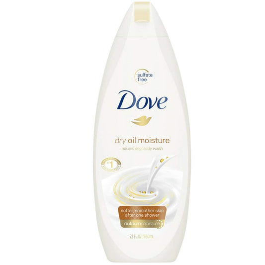 Dove Nourshing Body Wash, Dry Oil Moisture 22 oz (Pack of 4) Beauty & Personal Care Dove
