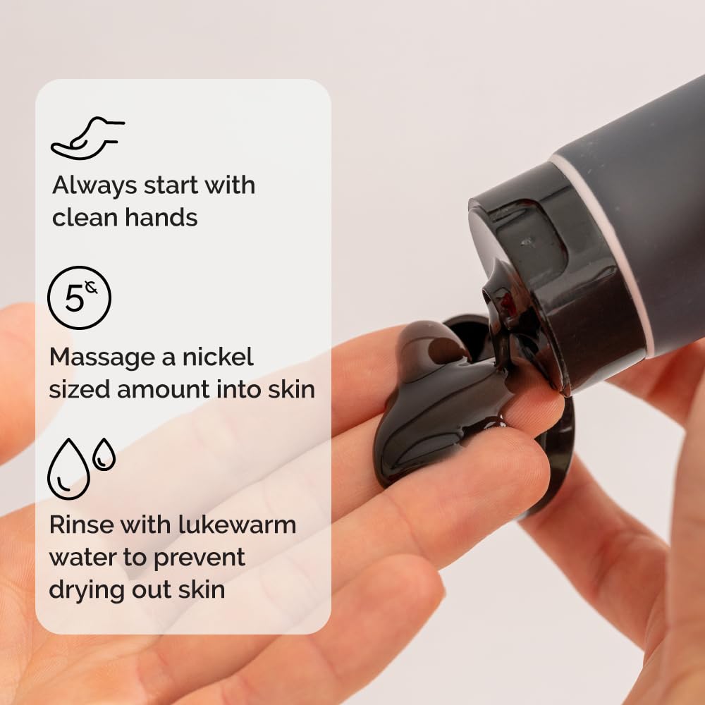 ZEUS Charcoal Face Wash for Men | Daily Facial Cleanser for Oily Skin, Blackhead Removal, & Deep Pore Cleansing | Detoxifying & Exfoliating | Made