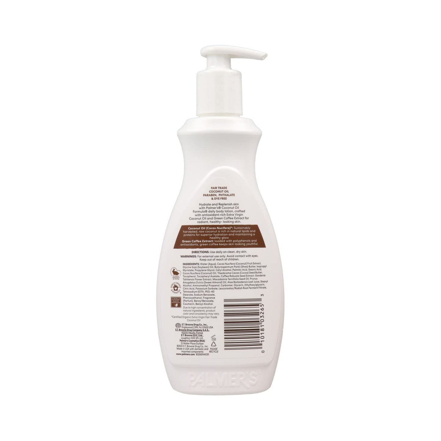 Palmer's Coconut Oil Body Lotion 13.5oz Pump (2 Pack)
