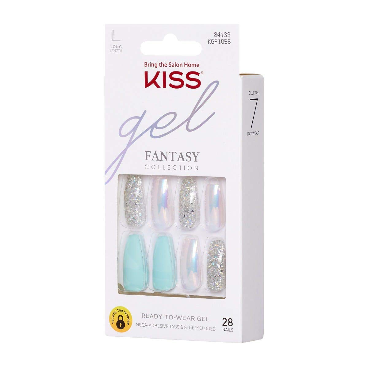 KISS Gel Fantasy Ready to Wear Gel Nails- Love Poem Beauty & Personal Care KISS