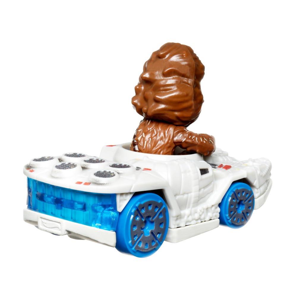 Hot Wheels RacerVerse Vehículo de Juguete Chewbacca en el Falcon