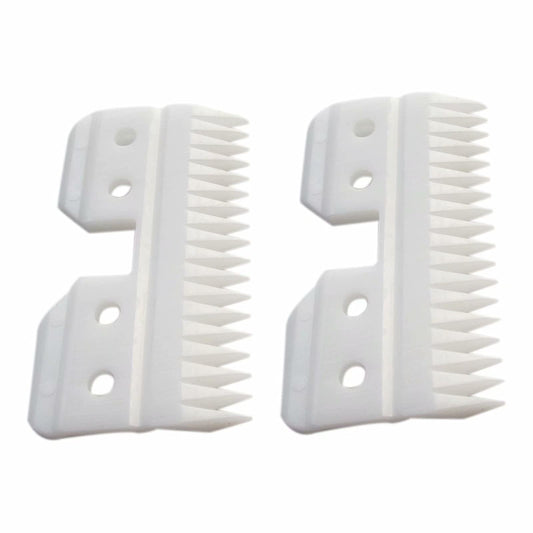 eStarpro 2Pcs Fast Feed Ceramic Blades, Fast Feed replacement blade, Fast Feed Ceramic cutters compliable with Oster fast feed clipper Beauty and Personal Care eStarpro