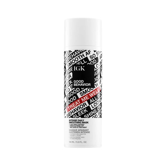 IGK GOOD BEHAVIOR Intense Daily Smoothing Mask | Vegan + Cruelty Free | 5 Oz