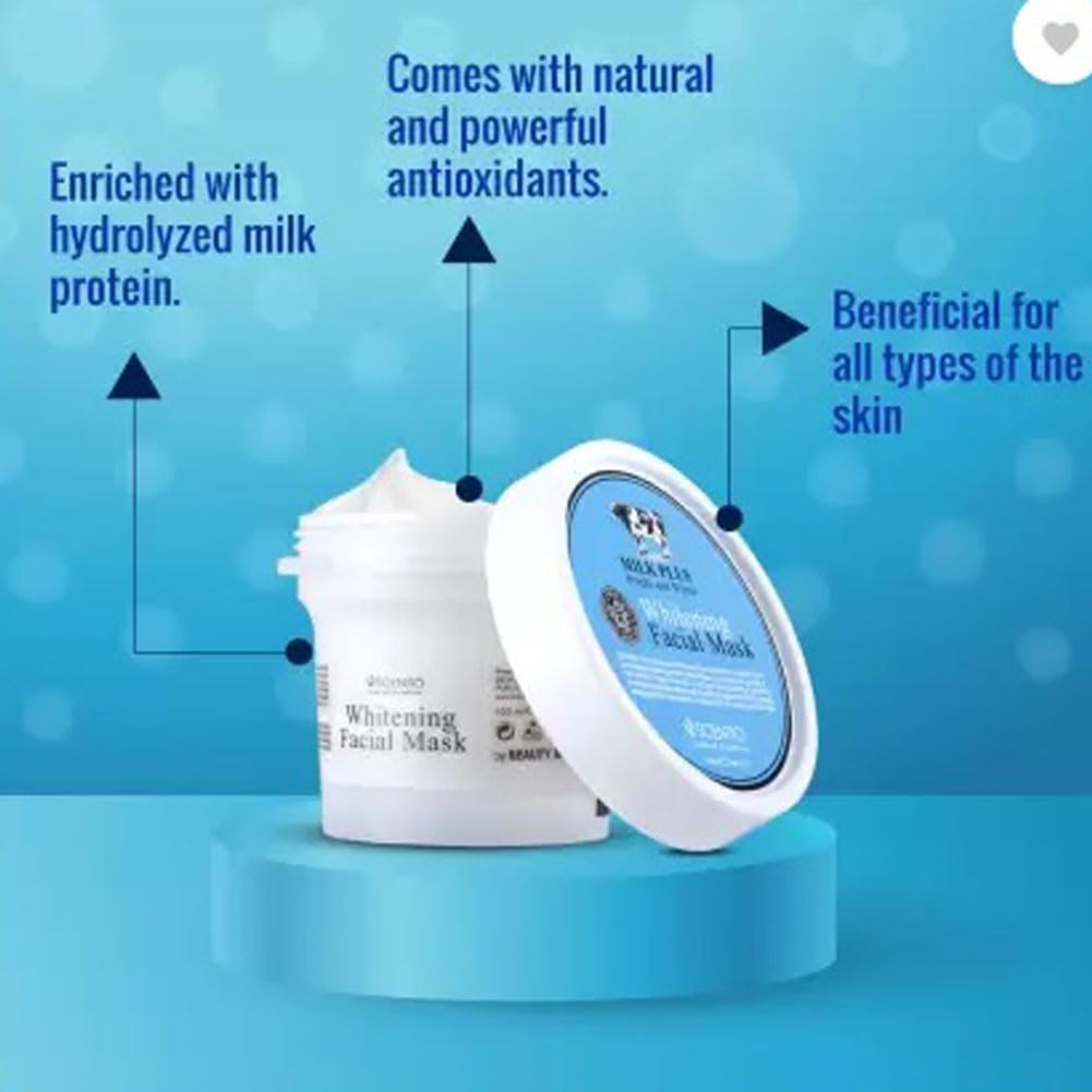 SCENTIO MILK PLUS Q10 FACIAL MASK 100 ML.