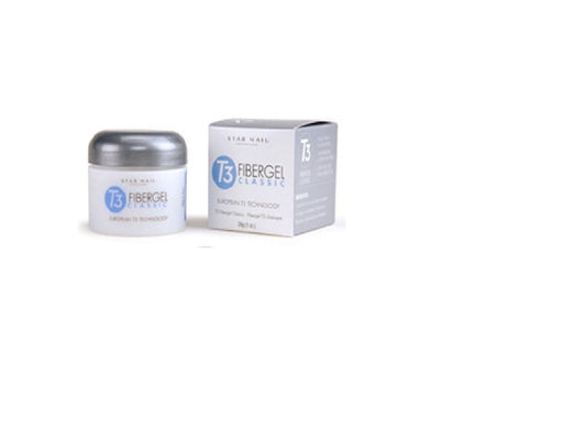 Star Nail T3 Fibergel Classic PINK 2 oz(Pack of 2 jars)
