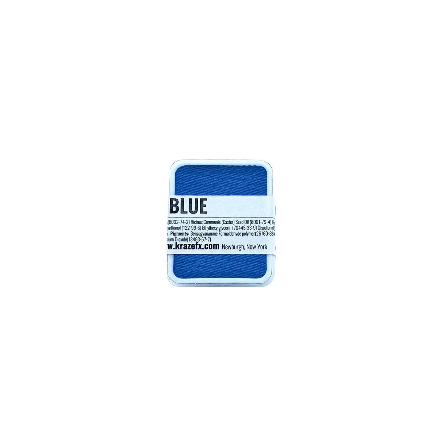 Kraze FX Face Paint Palette Refill - Neon Blue Face Paint (6 gm) - Hypoallergenic Non-Toxic Water Activated Professional Halloween Face & Body
