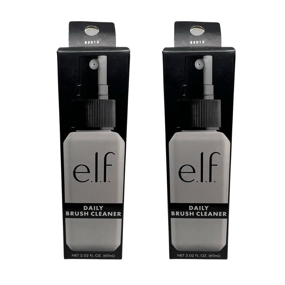 e.l.f. Pack of 2 Daily Brush Cleaner, 85013