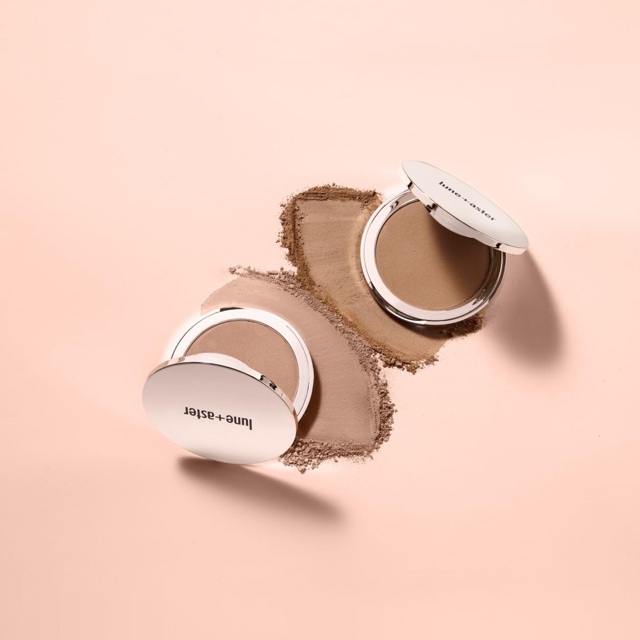 Lune+Aster Soft Silk Bronzer | Buildable Silk Bronzer, Luminous-Matte Finish - Chestnut