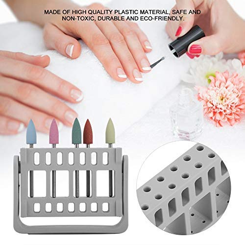 Rotekt 16Holes Manicure Drill Bits Holder Container Display Case Nail Grinding Head Storage Box(01) Beauty & Personal Care Rotekt