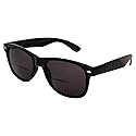 Global Vision Blues Brothers Bifocal Sunglasses For Men & Women Scratch-Resistant Black Frame w/Smoke Lens