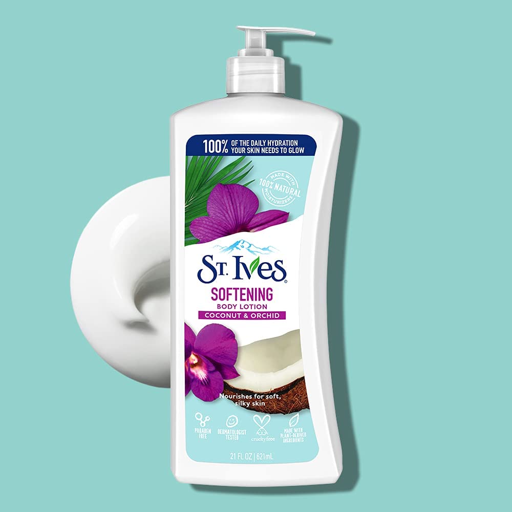 St. Ives Softening Body Lotion Coconut & Orchid Extract 21 oz (Pack of 2) Beauty & Personal Care St. Ives