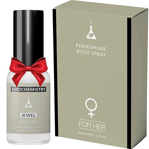 VIROCHEMISTRY Pheromones For Women (JEWEL) Body Spray - Elegant, Ultra Strength Organic Human Pheromones Fragrance Body Spray 50mL - [Human Grade