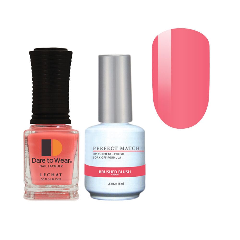 LeChat Perfect Match Gel Polish, Brushed Blush, 0.5 fluid_ounces Beauty & Personal Care LECHAT
