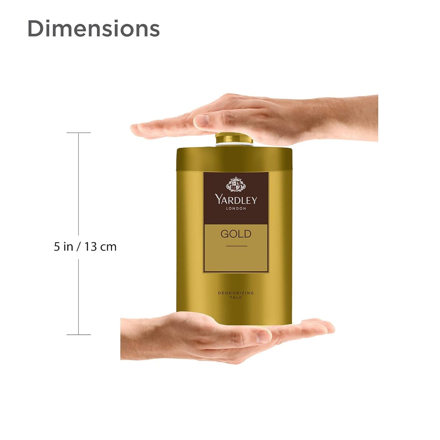 Yardley London Gold Deodorizing Talc Talcum Powder Men 100gm