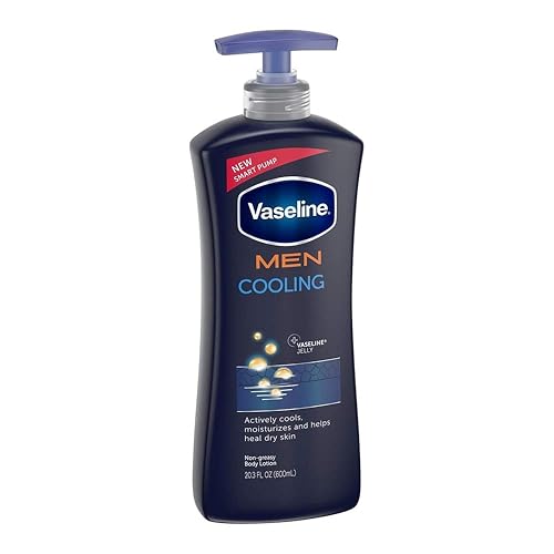 Vaseline Men Cooling Hydration Body Lotion 20.3 oz (Pack of 5).