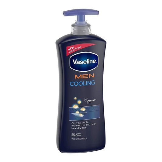 Vaseline Men Cooling Hydration Body Lotion 20.3 oz (Pack of 5).