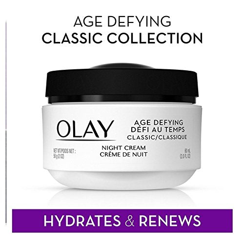 OLAY Age Defying Classic Night Cream 2.0 oz (Packs of 8)