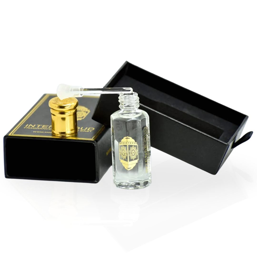 INTENSE OUD Vanilla Rose Long Lasting Arabian Perfume Oils for Women 12ML(0.40 OZ) Fragrance Oil with Rose, Vanilla & Musk Notes - Concentrated Beauty & Personal Care INTENSE OUD