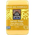 One With Nature Dead Sea Mineral Soap, Lemon Sage, 7-Ounces (Pack of 6)