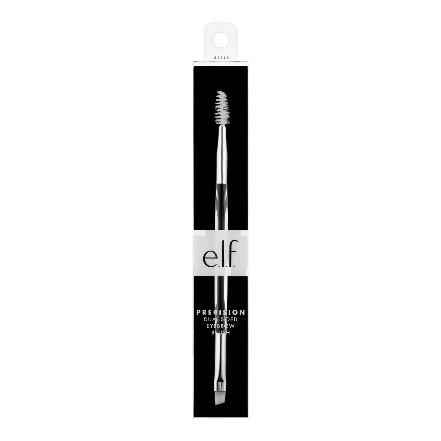 e.l.f. Precision Dual-Sided Eyebrow Brush, Makeup Brush For Shaping, Sculpting & Filling Brows, For Even Application, Vegan & Cruelty-Free