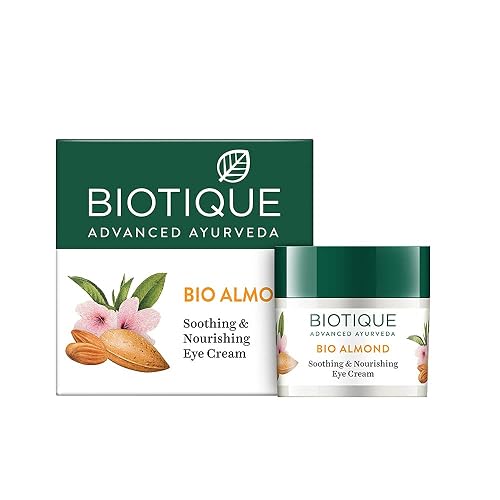 Biotique Bio Almond Soothing and Nourishing Eye Cream, 15 gm/.52 Oz.
