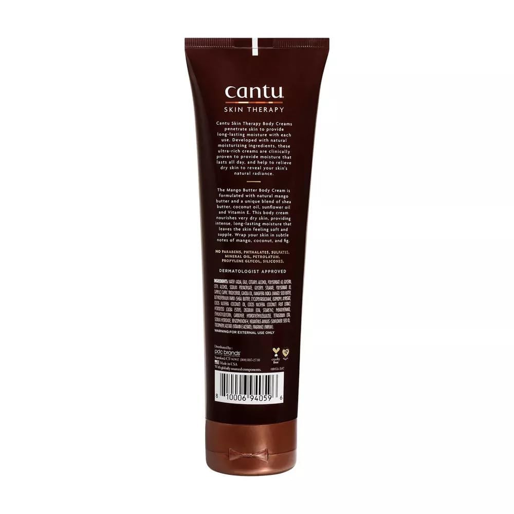 Cantu Mango Butter Body Cream, 8.5 oz