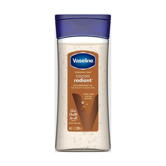 Vaseline Body Oil Vitalizing Gel Cocoa Butter 6.80 oz (Pack of 4)