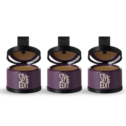 Style Edit Root Touch Up Powder | Temporary Hair Color for Gray Roots and Thinning Hair | Salon-Quality, Transfer-Resistant Hair Concealer | Light Beauty & Personal Care STYLE EDIT