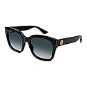 Gucci GG1338SK 003 Black/Grey Square 54mm Women's Sunglasses