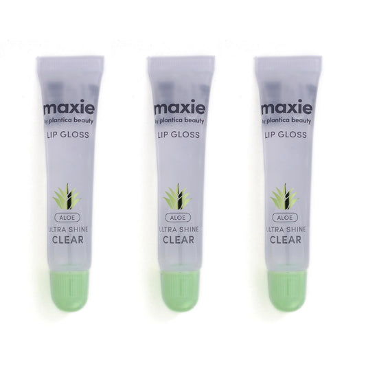 Maxie by Plantico Beauty Clear Lip Polish bulk (12 Pieces) CLEAR/ALOE (ALOE, 3 PCS) Beauty & Personal Care MAXIE BY PLANTICA BEAUTY