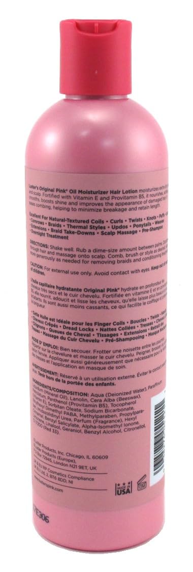 Lusters Pink Lotion Original 12 Ounce Bonus Original (Pack of 3)