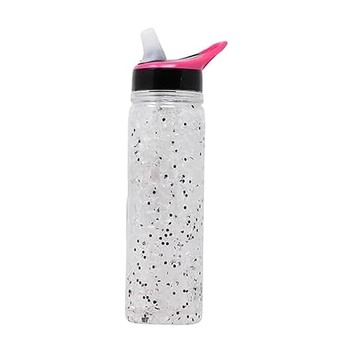 Copco 18 oz Double Wall Tritan Freezable Water Bottle with Crackle Gel - BPA-Free, Leak-Proof Flip-Top Lid, Easy Carry Loop - Keeps Drinks Cold