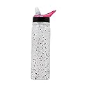 Copco 18 oz Double Wall Tritan Freezable Water Bottle with Crackle Gel - BPA-Free, Leak-Proof Flip-Top Lid, Easy Carry Loop - Keeps Drinks Cold
