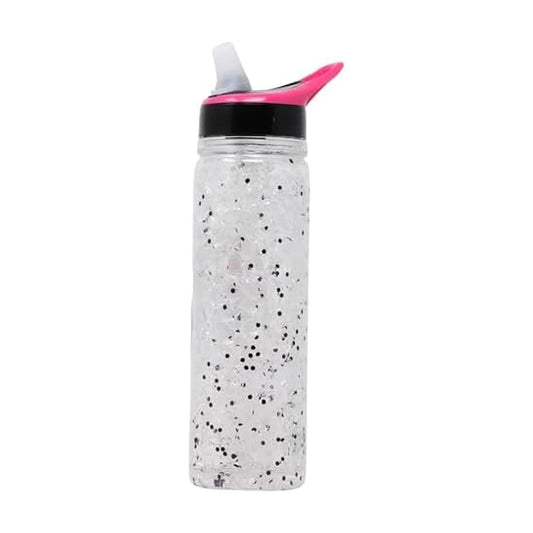 Copco 18 oz Double Wall Tritan Freezable Water Bottle with Crackle Gel - BPA-Free, Leak-Proof Flip-Top Lid, Easy Carry Loop - Keeps Drinks Cold