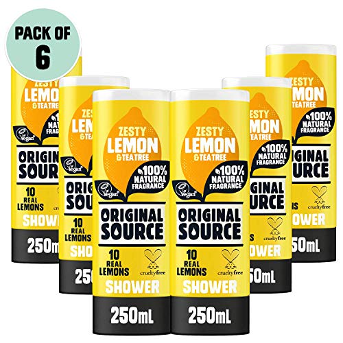 Original Source Shower Gel Lemon and Tea Tree 250ml Pack of 6 Beauty & Personal Care ORIGINAL SOURCE