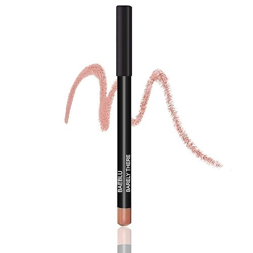 BaeBlu Waterproof Lip Liner Pencil, Natural Ingredients Chemical Free, Barely There