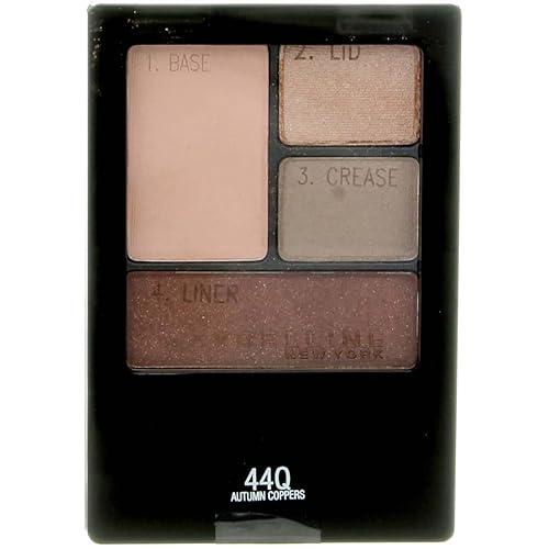 Maybelline, Expert Wear Eyeshadow Quads, Autumn Copper Colors