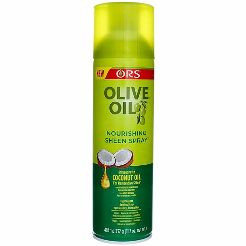 Ors Olive Oil Sheen Nourishing Spray With Coconut Oil 11.7 Ounce (346ml) (2 Pack)