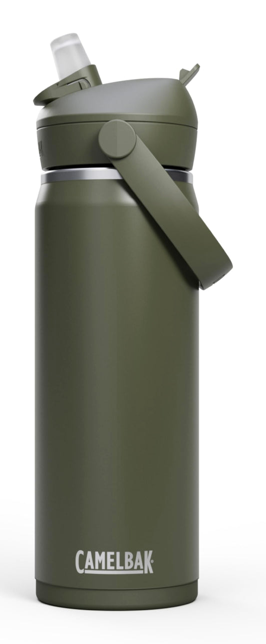 CamelBak Thrive Flip Straw Insulated Stainless Steel Water Bottle Moss, 20oz