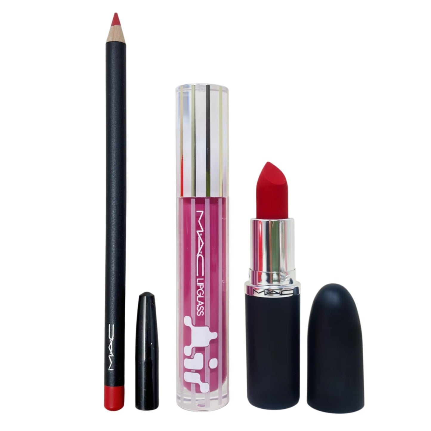 M·A·C Cosmetics Holiday Exclusive Trending Tomorrow Lip Trio: Red - M·A·Cximal Matte Lipstick, Lipglass Air and Lip Pencil