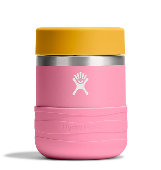 Hydro Flask Insulated Food Container - Snack Container for Kids and Lunch Box - 12 Oz Food Jar in Dahlia Pink