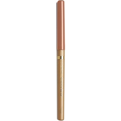 L'Oreal Paris Colour Riche Lip Liner Pencil, Creamy Lip Liner with Omega 3 and Vitamin E, 760 Timeless Coral (Peach Coral)