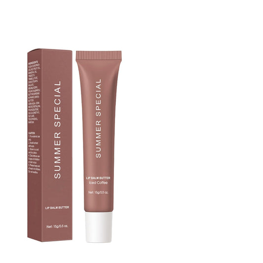 Summer Special Lip Butter Nourishing Hydration Lip Gloss with Shea Butter & Olive Oil Soothes Dry Lips and Lip Care Lip Balm with Natural Tint & Gloss Beauty and Personal Care Eudivine