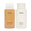 OUAI Detox Shampoo & Fine Hair Conditioner Bundle - Clarifying Shampoo for Build Up, Dirt, Oil, Product and Hard Water & Volumizing Conditioner