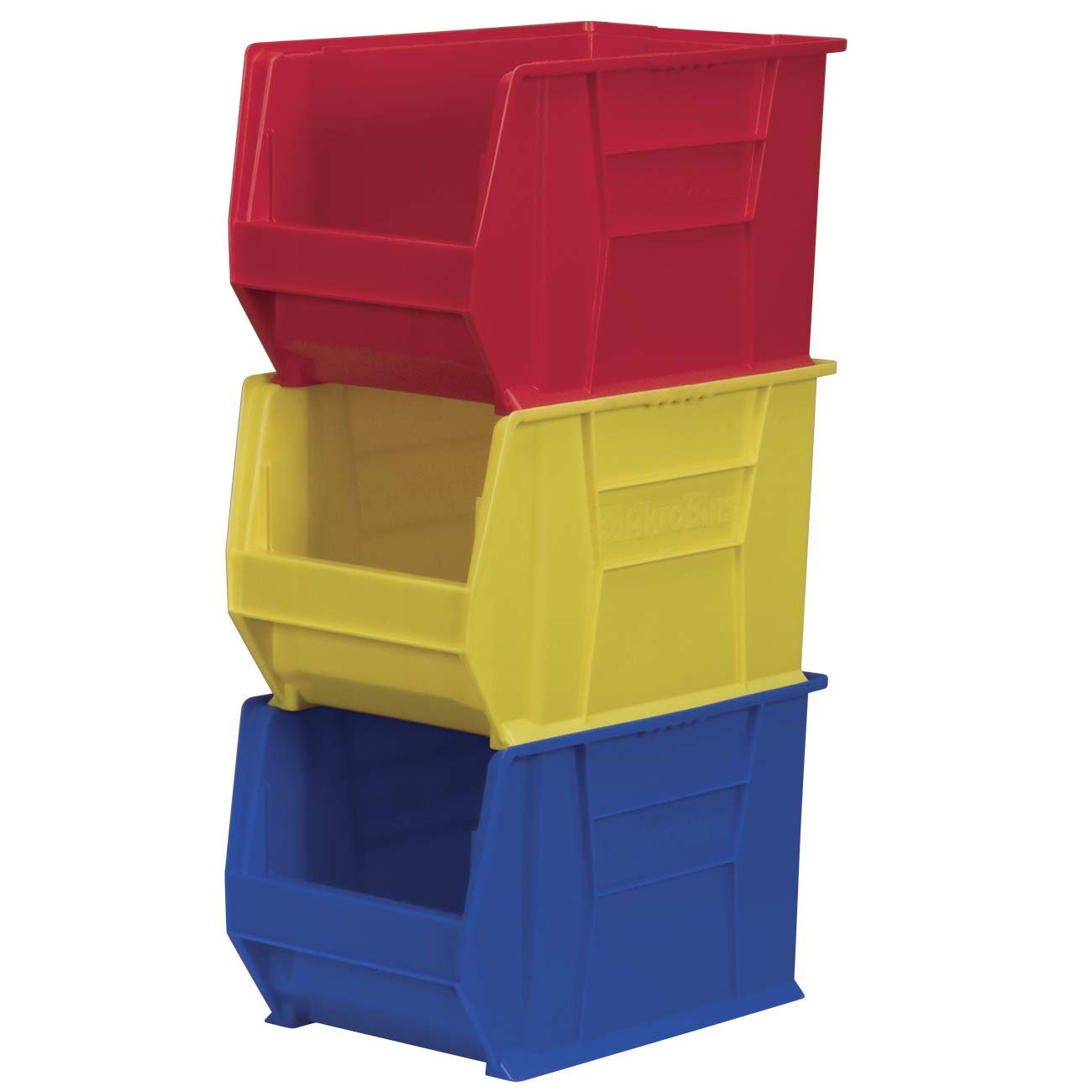 Akro-Mils 30282 Super-Size AkroBins Plastic Storage Bins, Space-Saving Stackable Bins for Garage, Classroom, Warehouse Organization, 20-Inch L x…