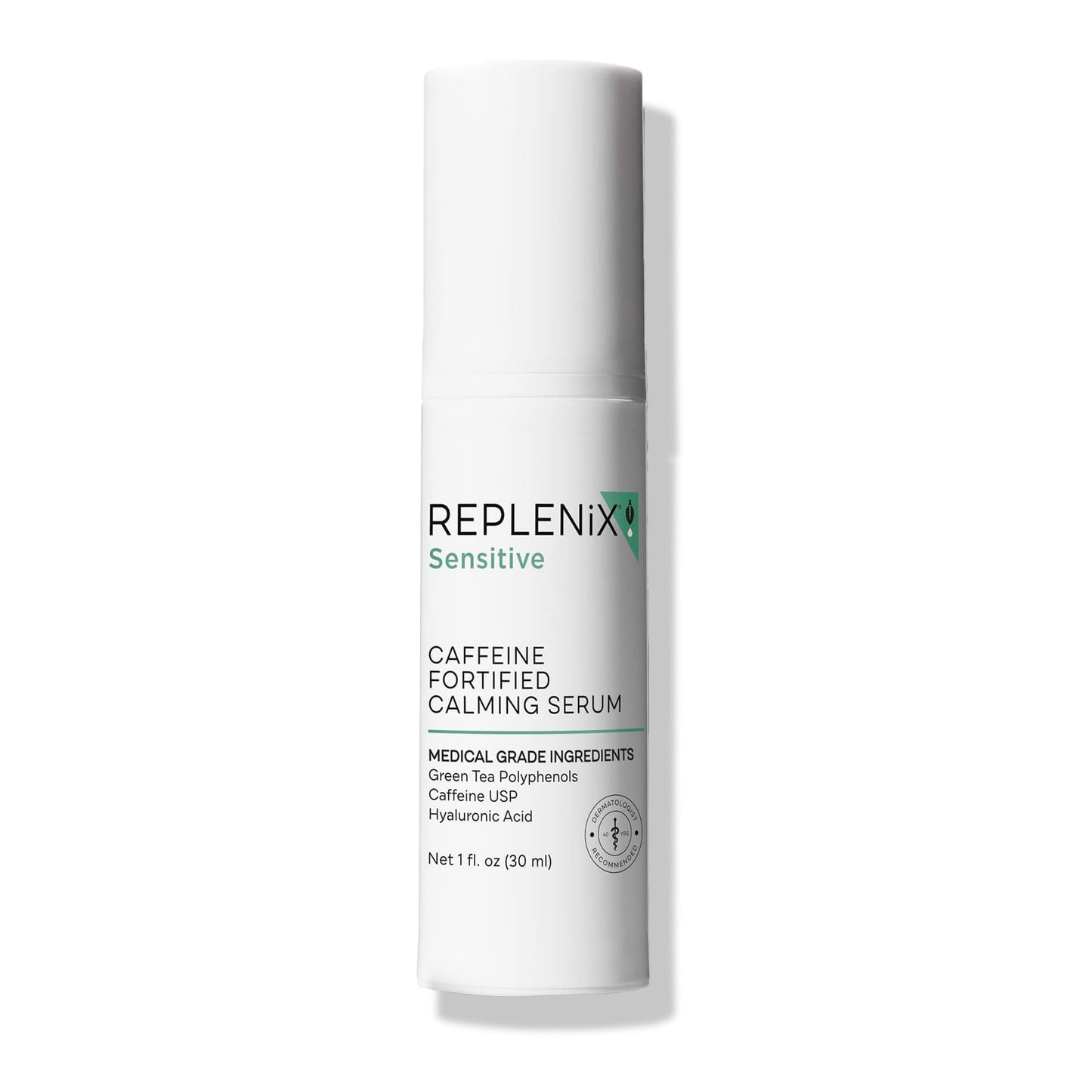 Replenix Medical-Grade Caffeine Fortified Calming Face Serum with Hyaluronic Acid for Sensitive Skin (1 Fl. Oz)