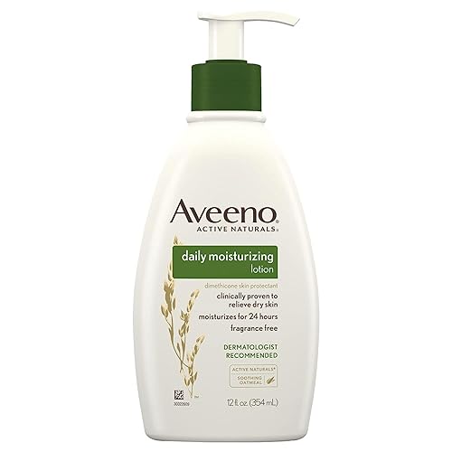 Aveeno Daily Moisturizing Lotion 12 Ounce Pump (354ml) (3 Pack)